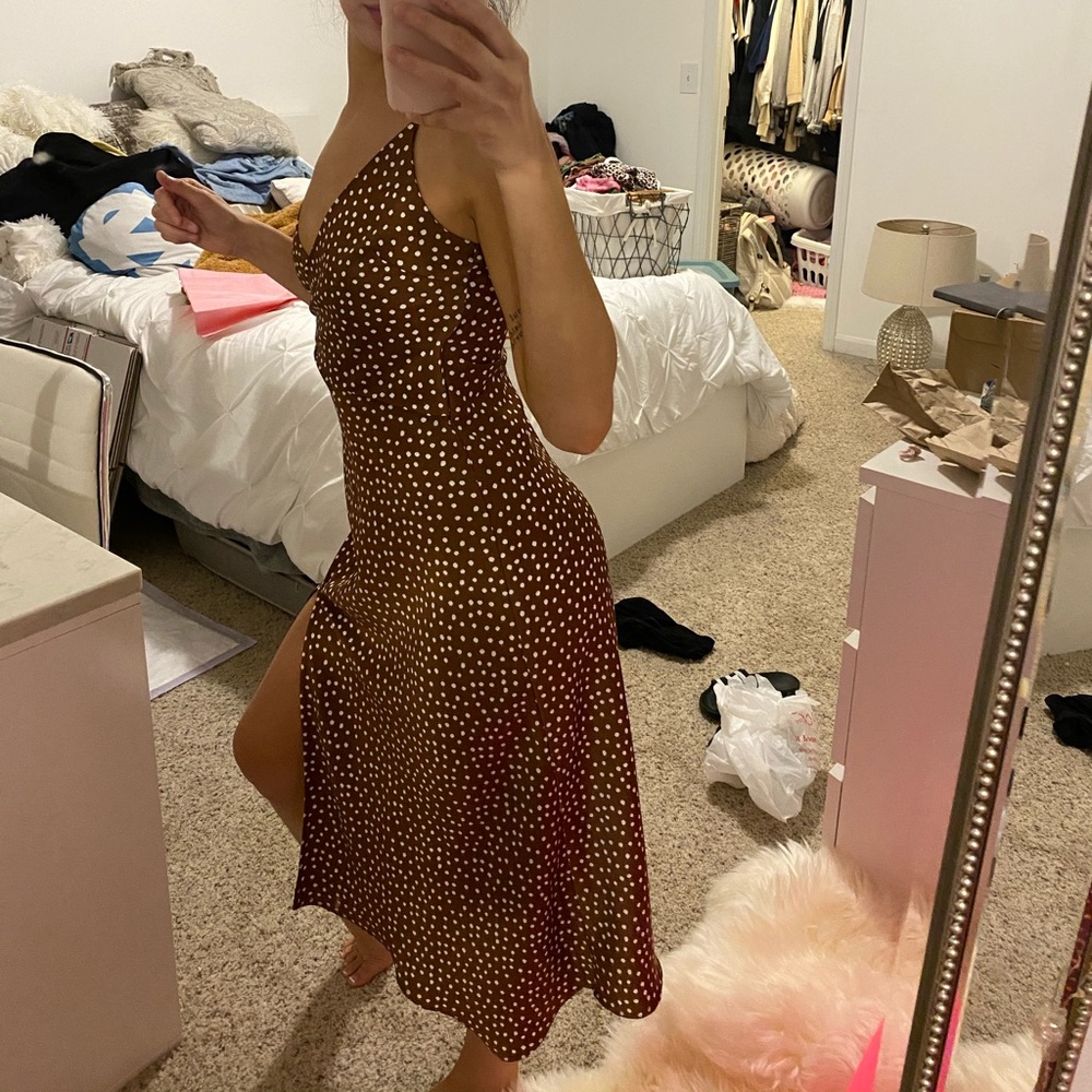 Urban outfitters Satin Midi dress